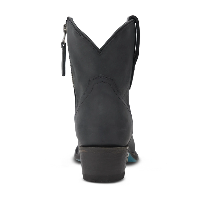 Plain Jane Bootie - Matte Black Ladies Bootie Western Fashion by Lane