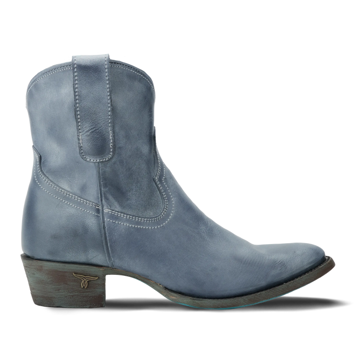 Plain Jane Bootie - Washed Denim Ladies Bootie Western Fashion by Lane