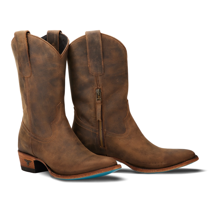 Plain Jane Midi - Burnt Caramel **Final Sale** Ladies Boot Burnt Caramel Western Fashion by Lane