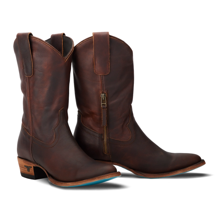 Plain Jane Midi - Cognac **Final Sale** Ladies Boot Cognac Western Fashion by Lane