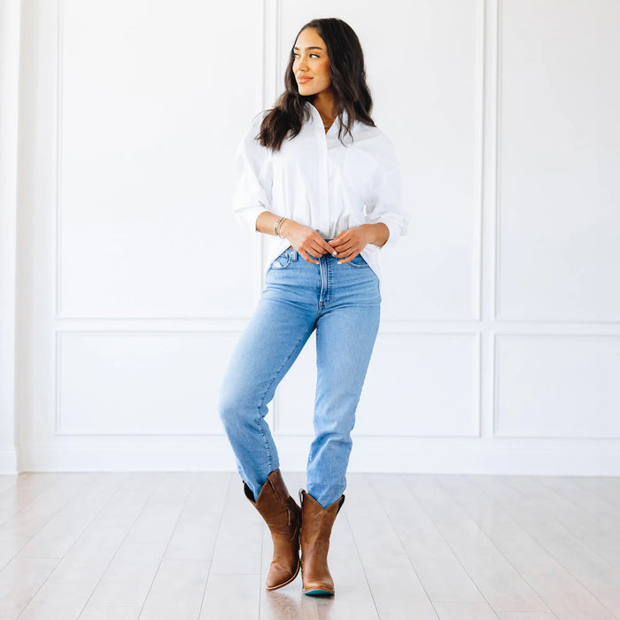 Plain Jane Midi - Desert Clay **Final Sale** Ladies Boot Western Fashion by Lane