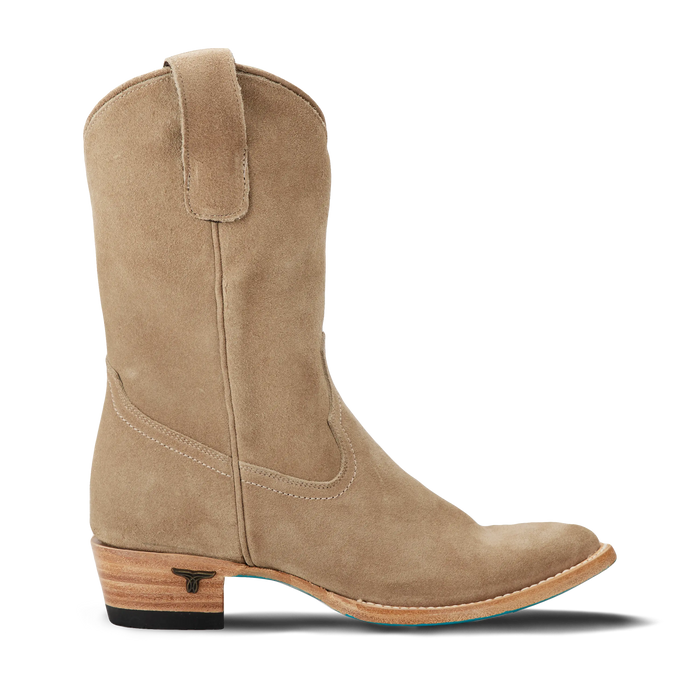 Plain Jane Midi - Latte Suede **Final Sale** Ladies Boot Western Fashion by Lane