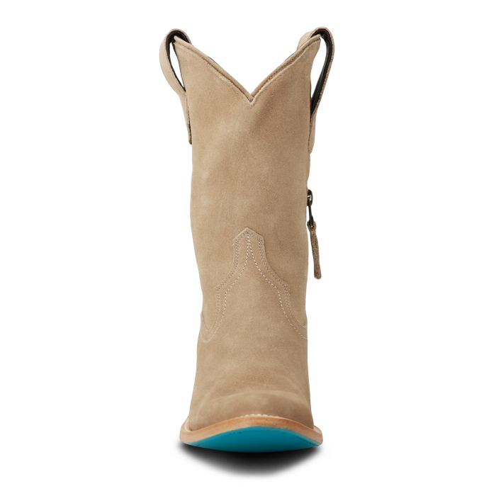 Plain Jane Midi - Latte Suede **Final Sale** Ladies Boot Western Fashion by Lane