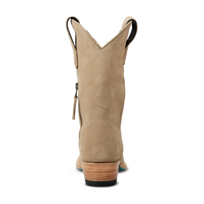 Plain Jane Midi - Latte Suede **Final Sale** Ladies Boot Western Fashion by Lane