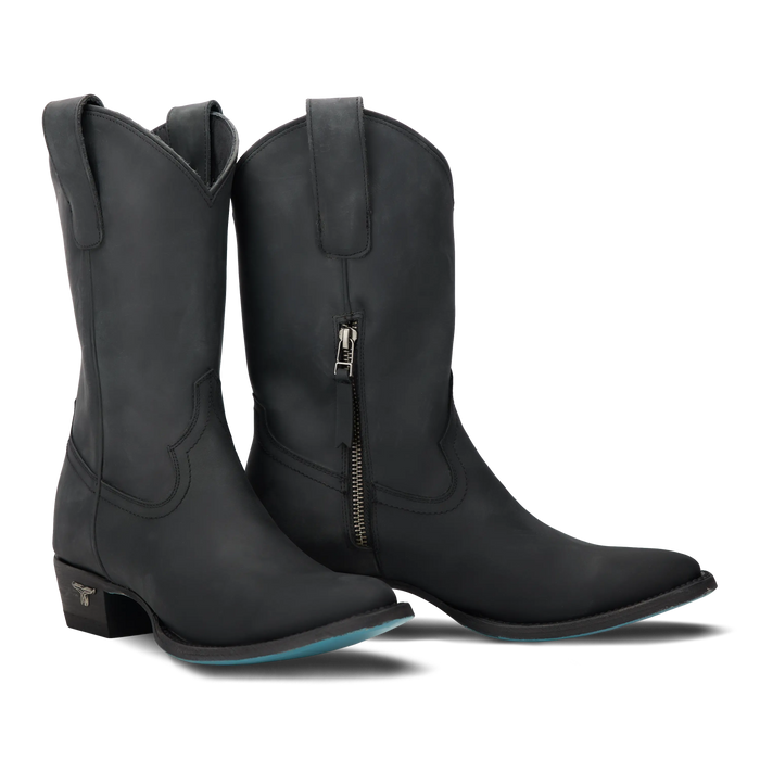 Plain Jane Midi - Matte Black **Final Sale** Ladies Boot Matte Black Western Fashion by Lane