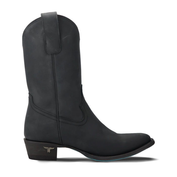 Plain Jane Midi - Matte Black **Final Sale** Ladies Boot Western Fashion by Lane