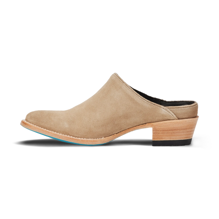 Plain Jane Mule - Latte Suede Mule Western Fashion by Lane