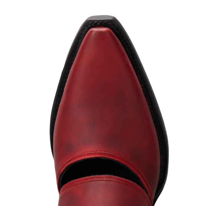 Plain Jane Slingback Mule - Smoldering Ruby Mule Western Fashion by Lane