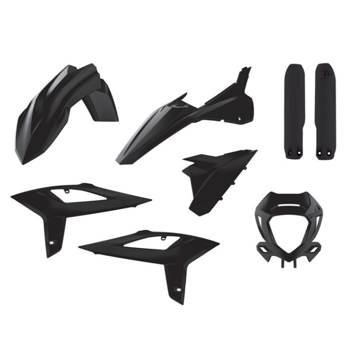 Polisport Beta RR (20-22)|RR-S (20-21) Plastics Kit Black