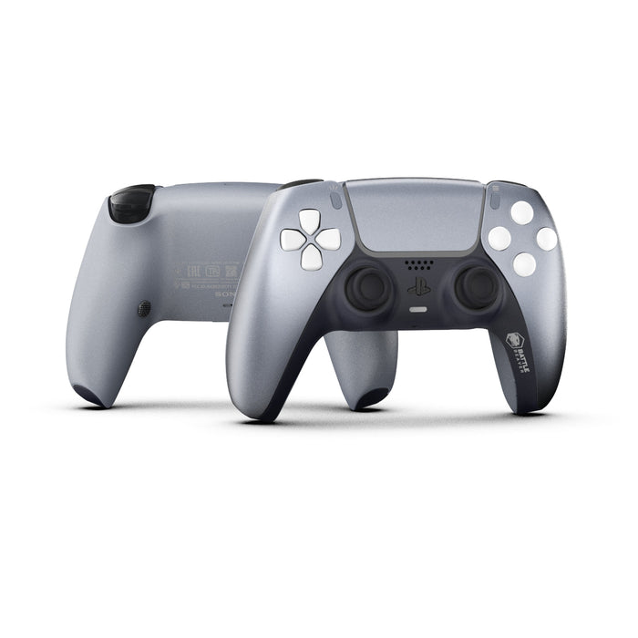 PS5 SmartPad FPS - Battle Beaver Customs - Sterling Silver / White