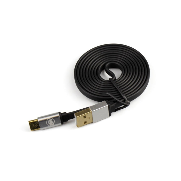 USB - A 2.0 to Type - C Cable - Battle Beaver Customs - Silver
