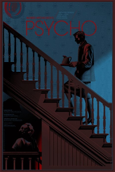 Psycho Durieux Laurent Durieux poster