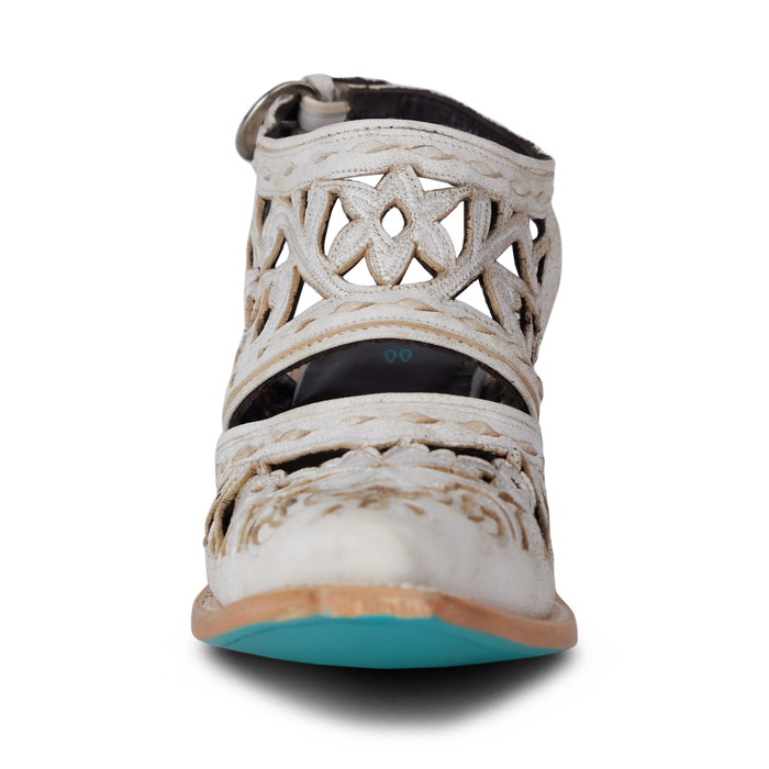 Robin Cut Out Slingback Mule - Ceramic Crackle Mule Western Fashion by Lane