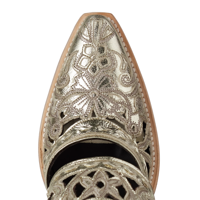 Robin Cut Out Slingback Mule - Champagne Metallic Mule Western Fashion by Lane
