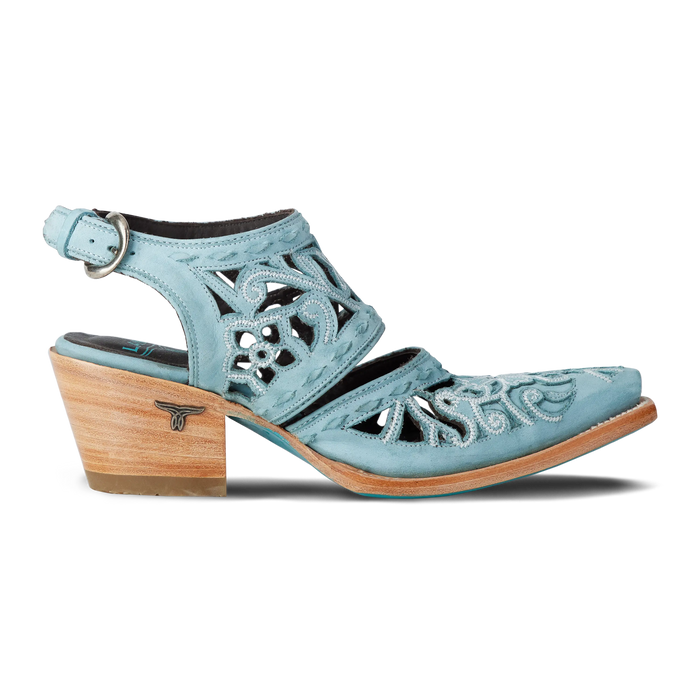 Robin Cut Out Slingback Mule - Powder Blue Mule Western Fashion by Lane