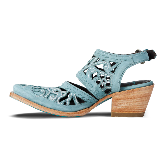 Robin Cut Out Slingback Mule - Powder Blue Mule Western Fashion by Lane