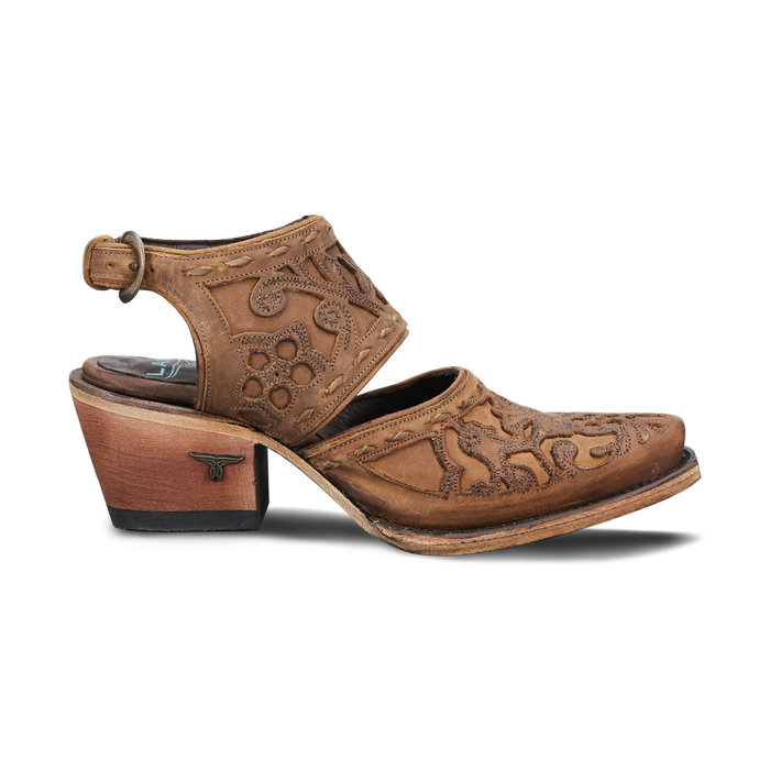 Robin Slingback Mule - Burnt Caramel Mule Western Fashion by Lane