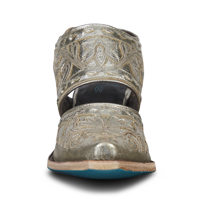 Robin Slingback Mule - Champagne Metallic Mule Western Fashion by Lane