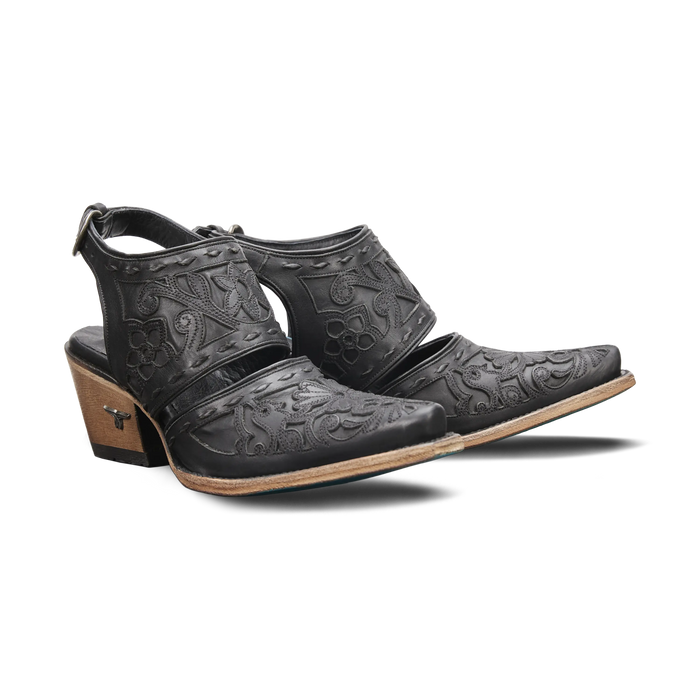 Robin Slingback Mule - Jet Black Mule Jet Black Western Fashion by Lane