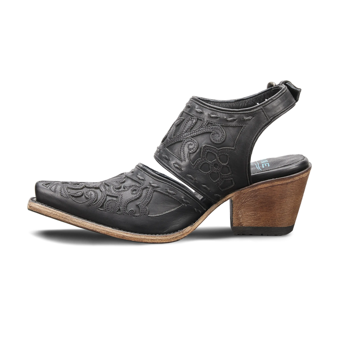 Robin Slingback Mule - Jet Black Mule Western Fashion by Lane