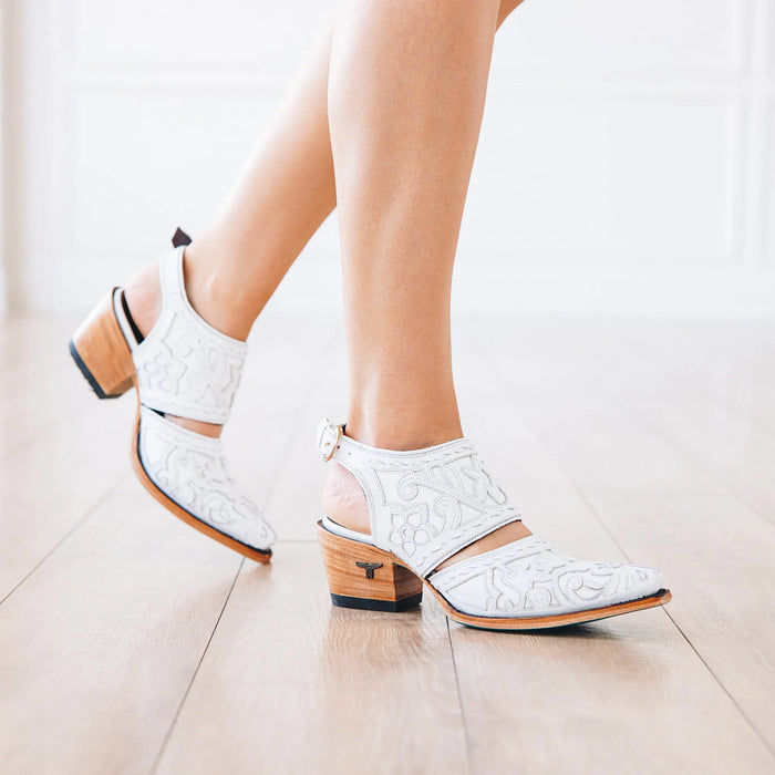 Robin Slingback Mule - Matte White Mule Western Fashion by Lane