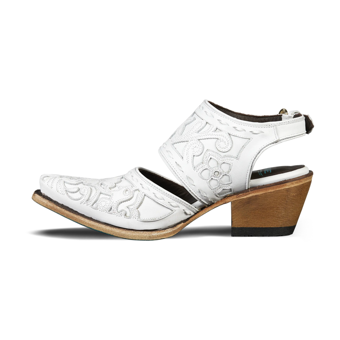 Robin Slingback Mule - Matte White Mule Western Fashion by Lane