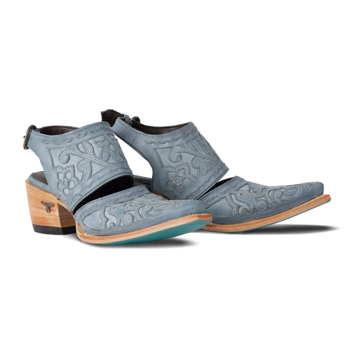 Robin Slingback Mule - Washed Denim Mule Washed Denim Western Fashion by Lane