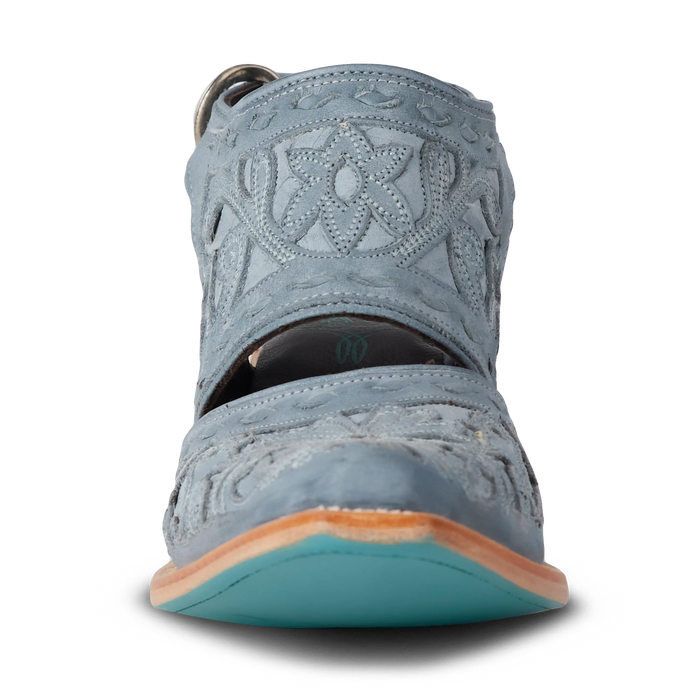 Robin Slingback Mule - Washed Denim Mule Western Fashion by Lane