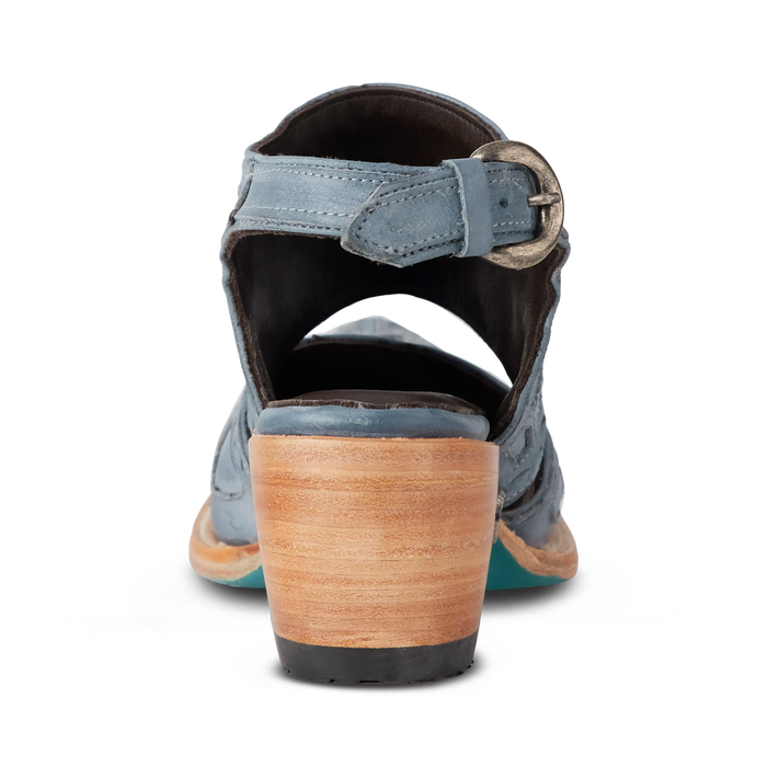 Robin Slingback Mule - Washed Denim Mule Western Fashion by Lane