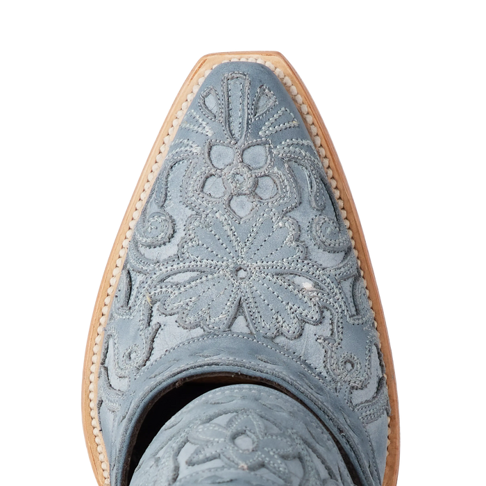 Robin Slingback Mule - Washed Denim Mule Western Fashion by Lane