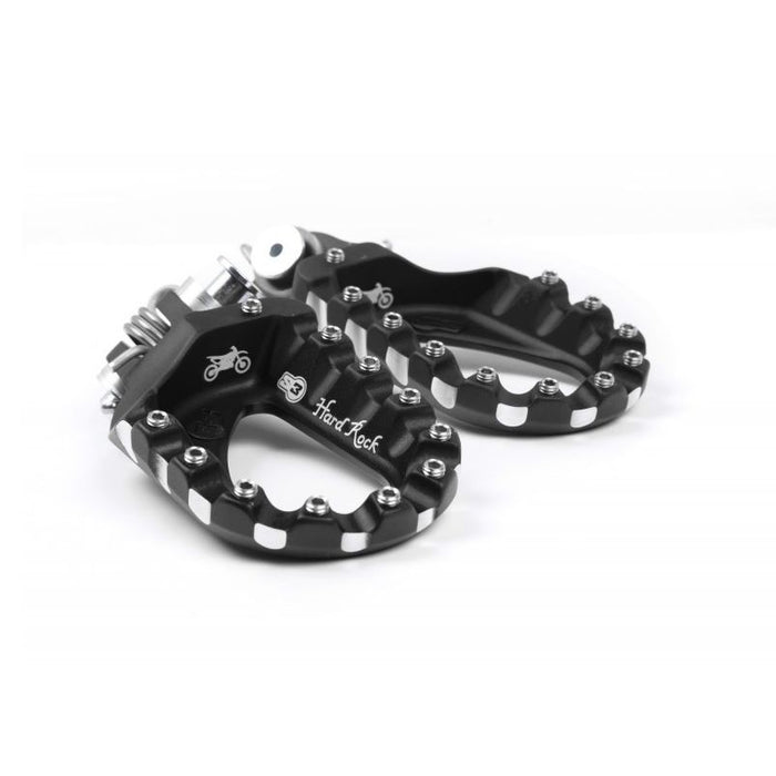 S3 Beta Hard Rock Aluminum Footpegs Black