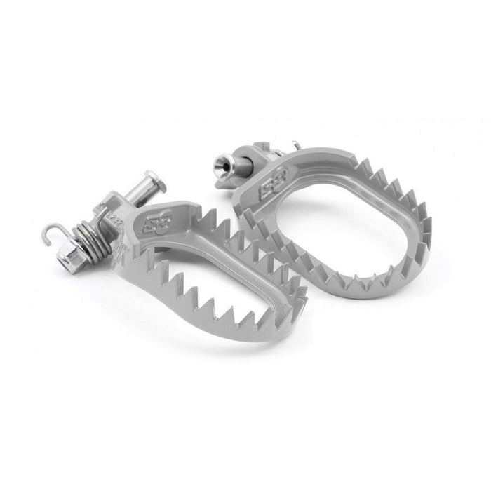 S3 Beta RR|RS|RR-S (13-19), XTrainer Punk Steel Footpegs Silver