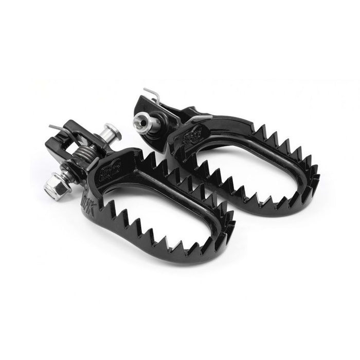 S3 Beta RX|RR|RR-S (20-on) Punk Steel Footpegs Black