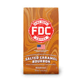 Fire Dept. Coffee Salted Caramel Bourbon coffee package on a white background