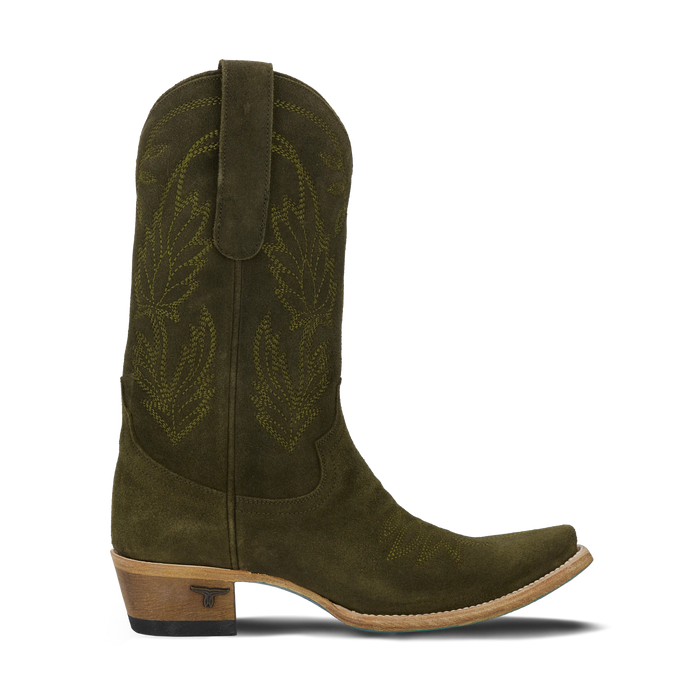 Sandaga Midi - Olive Suede **Final Sale** Ladies Boot Western Fashion by Lane