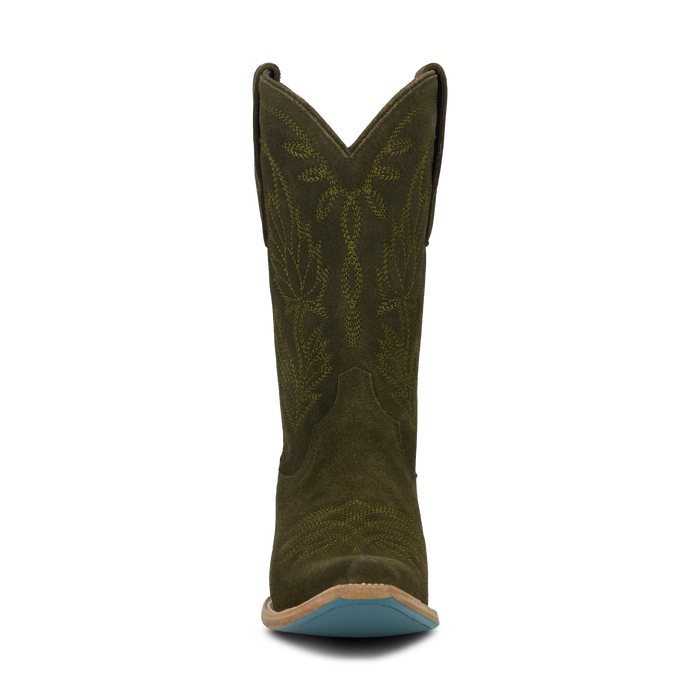 Sandaga Midi - Olive Suede **Final Sale** Ladies Boot Western Fashion by Lane
