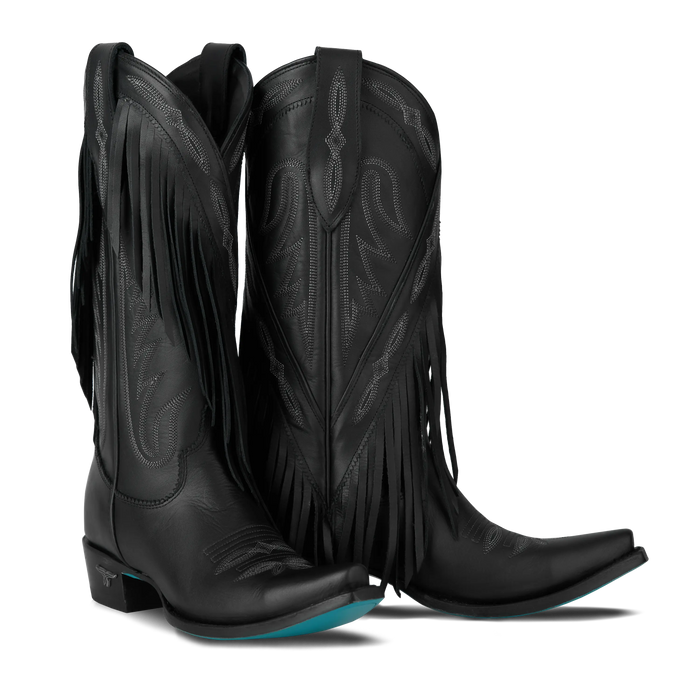 Senita Falls Boot - Jet Black **Final Sale** Ladies Boot Jet Black Western Fashion by Lane