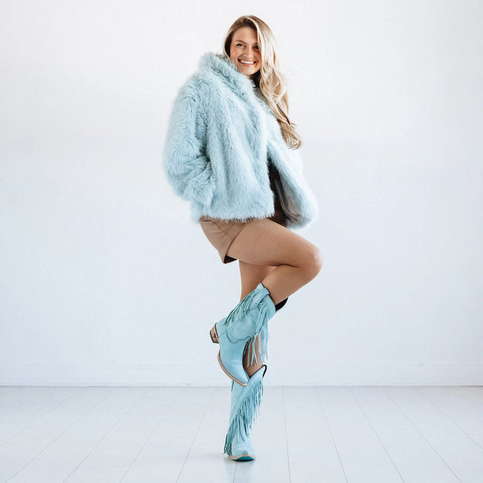Senita Falls Boot - Powder Blue **Final Sale** Ladies Boot Western Fashion by Lane