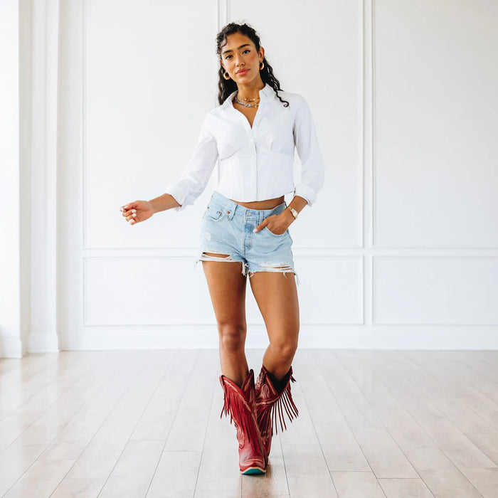 Senita Falls Boot - Smoldering Ruby **Final Sale** Ladies Boot Western Fashion by Lane