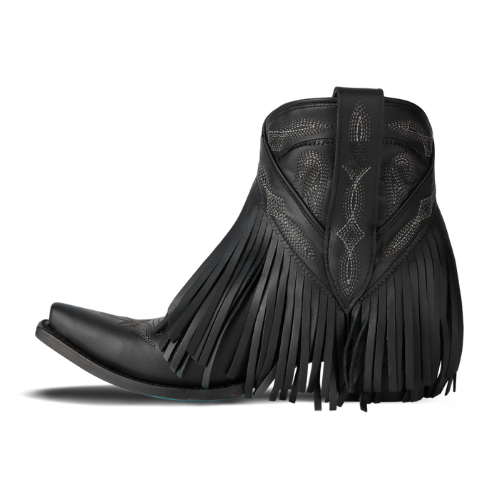 Senita Falls Bootie - Jet Black **Final Sale** Ladies Bootie Western Fashion by Lane