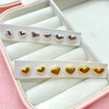 Set 6 orecchini a lobo cuore simply - Iride Shop - Accessori da Donna