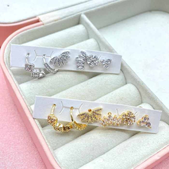 Set 6 orecchini colour bril - Iride Shop - Accessori da Donna