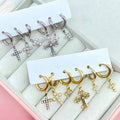 Set 6 orecchini cros