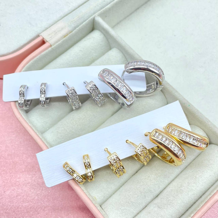 Set 6 orecchini love diamond