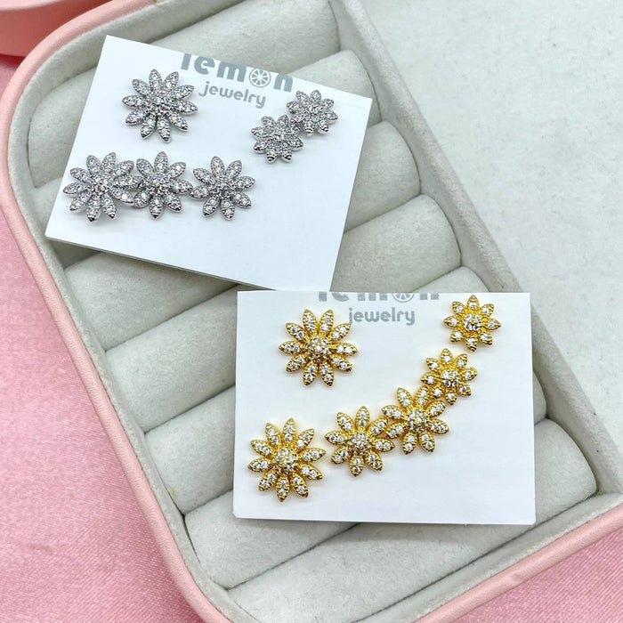 Set 6 orecchini margherite bril - Iride Shop - Accessori da Donna