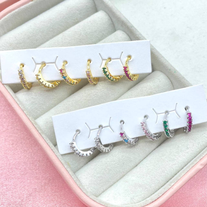 Set 6 orecchini simply colour - Iride Shop - Accessori da Donna