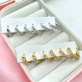 Set 6 orecchini simply steel bril - Iride Shop - Accessori da Donna