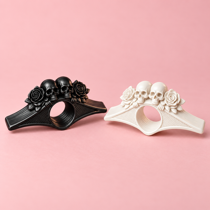 Skull & Rose Book Page Holder