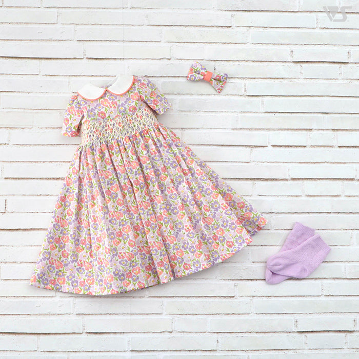 Smocked Dress (Purple Pink)
