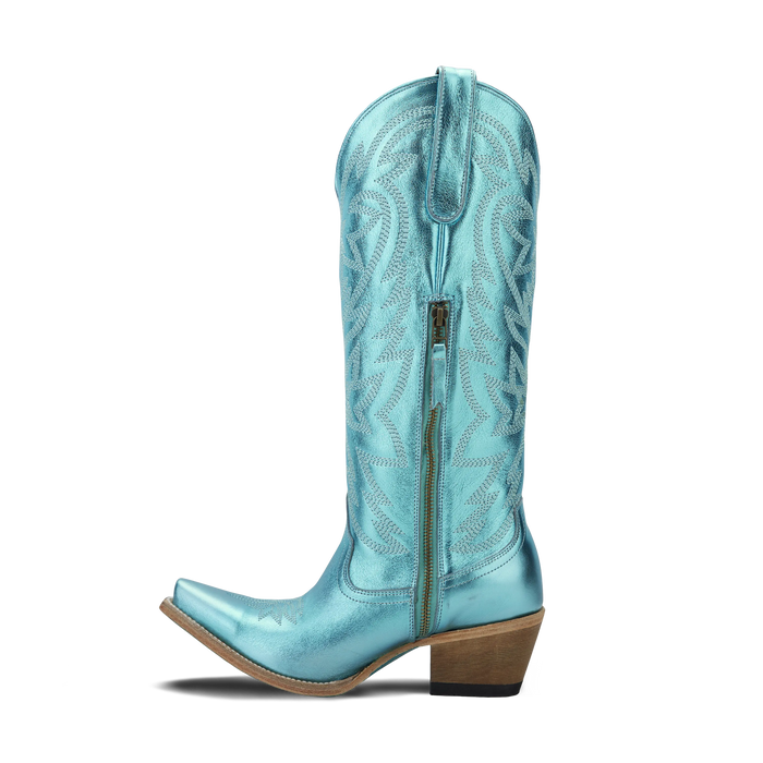 Smokeshow Boot - Turquoise Metallic **Final Sale** Ladies Boot Western Fashion by Lane